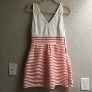 White pink dress perfect condition